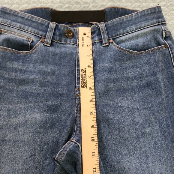 Soft Surroundings Jeans Medium Blue The Ultimate Denim Relaxed Straight - Picture 9 of 12